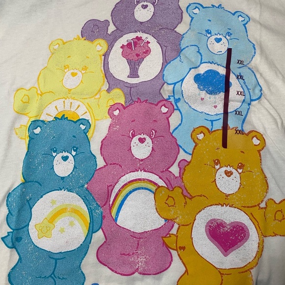 Care Bears Off White Kids Short Sleeve Tee XXL NWT - Picture 2 of 4